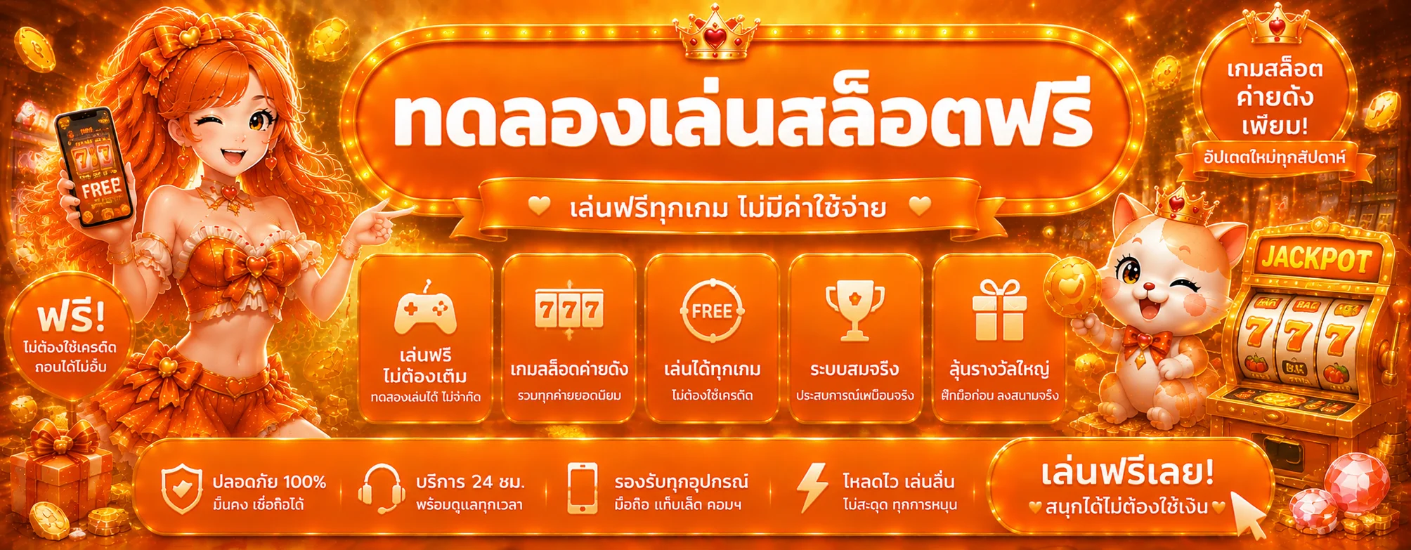 Miracle55 ทดลองเล่นสล็อตฟรีพร้อมตัวละครเกม